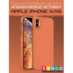 Бампер Bingo Metal для APPLE iPhone X/XS Оранжевый
