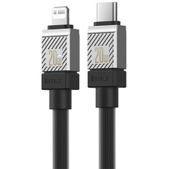 Кабель Baseus CoolPlay Series Fast Charging Cable Type-C to Lightning 20W CAKW000001 (1, черный)