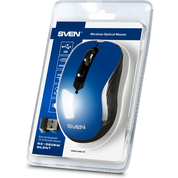 Мышь SVEN RX-560SW (синий)
