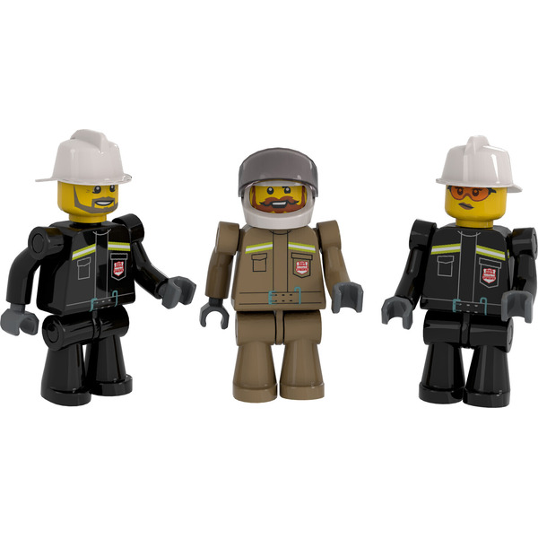 Конструктор Brick Labs Пожарный грузовик и лодка: Отряд Факел AB-1315