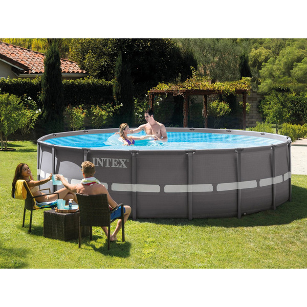 Бассейн Intex Ultra XTR Frame 26330 (549х132 см) с лестницей и фильтр насос