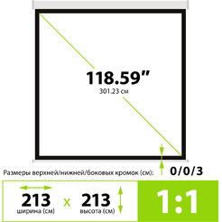 Экран Cactus CS-PSW-213X213
