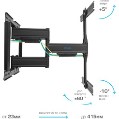 Кронштейн для телевизора Kromax Ultra Slim-102