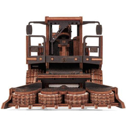 Сборная модель EWA Кормоуборочный комбайн FS80 PRO с жаткой ЖКС-4.5