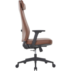 Кресло SitZone CH-366A (натуральная кожа, коричневый)