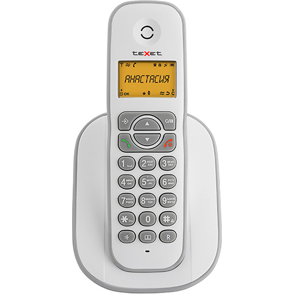 Радиотелефон DECT TEXET TX-D4505A белый/серый