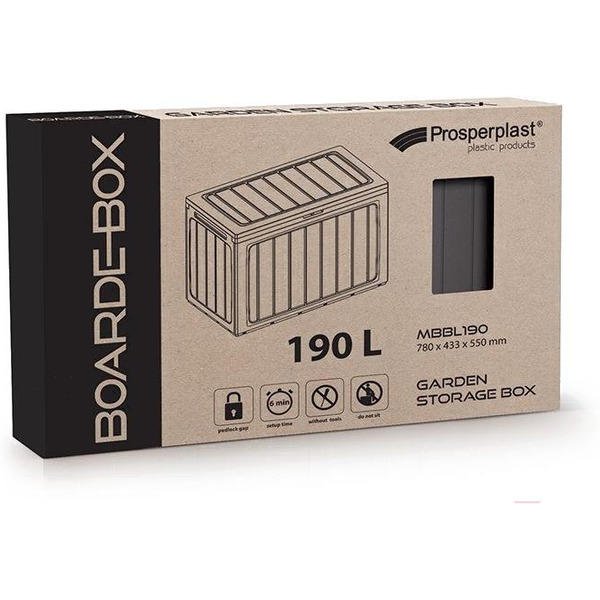 Сундук уличный Prosperplast Boxe board MBBL190-440U (коричневый)