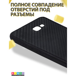 Чехол-накладка Bingo Fiber TPU для SAMSUNG Galaxy J4+ (черный)