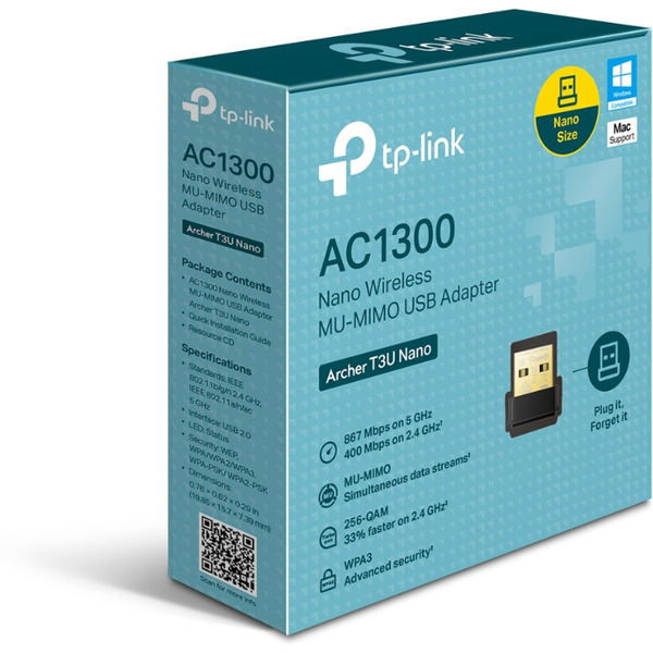 Wi-Fi адаптер TP-Link Archer T3U Nano