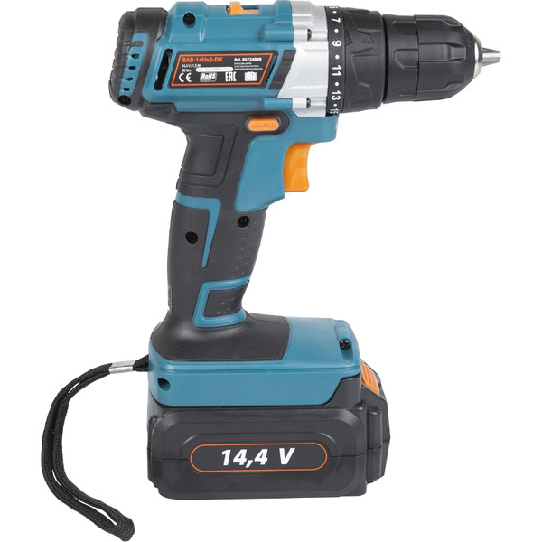 Дрель-шуруповерт аккумуляторная Bort BAB-14Ux2-DK