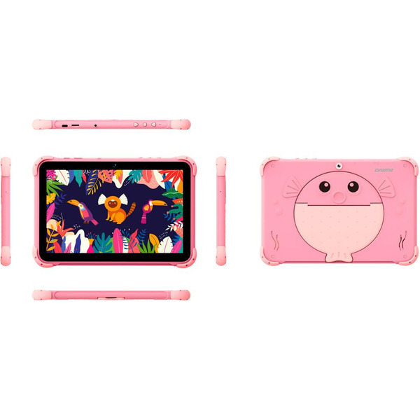 Планшет Digma Kids 1210B (розовый)