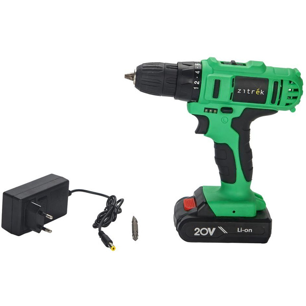 Дрель-шуруповерт Zitrek Green 20-Li Plus 083-1115