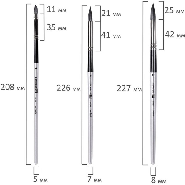 Набор кистей BRAUBERG ART DEBUT 201048 (23 шт+мастихин)