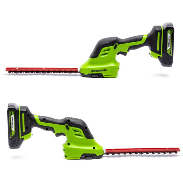 Кусторез + ножницы Greenworks G24SHT 1600607 (без АКБ и ЗУ)