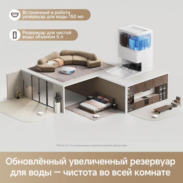 Робот-пылесос Trouver Robot Vacuum S70 Roller White RLZ12SE