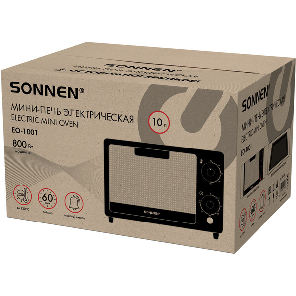Мини-печь электрическая SONNEN EO-1001