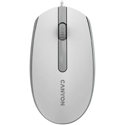 Мышь Canyon M-10 (CNE-CMS10WG) белый/серый