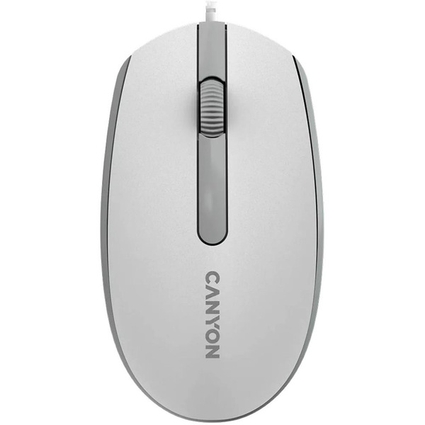 Мышь Canyon M-10 (CNE-CMS10WG) белый/серый