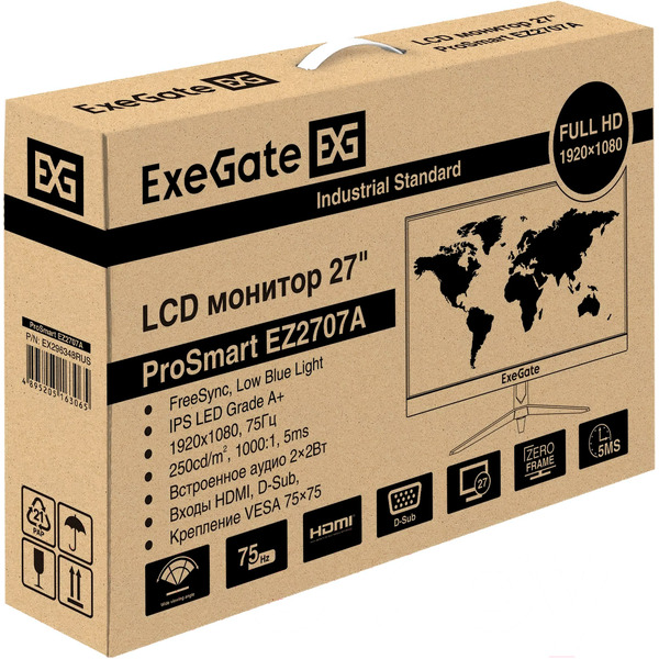 Монитор ExeGate ProSmart EZ2707A EX296348RUS