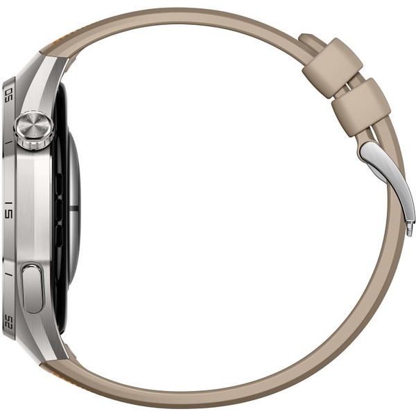 Смарт-часы HUAWEI Watch GT 6 Pro 46mm (ATM-B29) серебристый, с коричневым плетеным ремешком