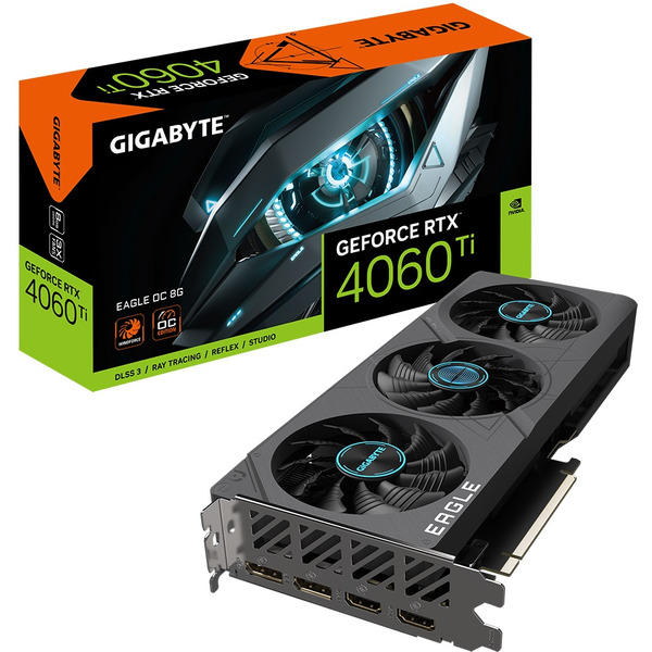 Видеокарта Gigabyte GeForce RTX 4060 Ti Eagle 8G GV-N406TEAGLE-8GD