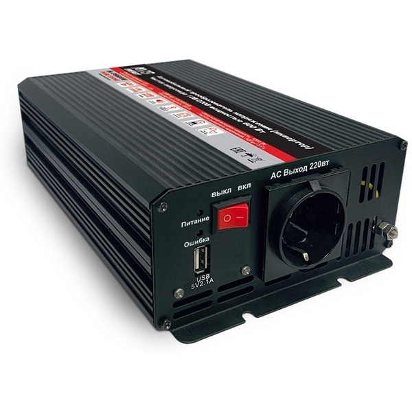 Автомобильный инвертор AVS 12/220V IN-PS600W