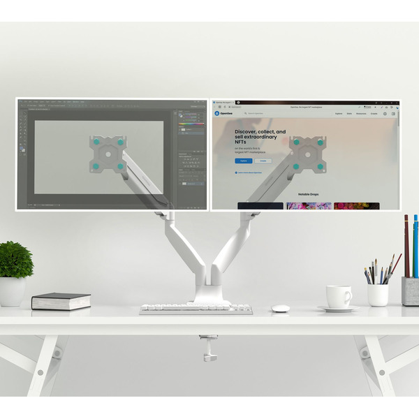 Кронштейн для монитора Onkron G200 (белый)