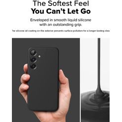 Чехол Ringke SILICONE MAGNETIC для Galaxy S25 Plus BLACK