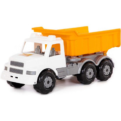 Грузовик Полесье Буран автомобиль дорожный (бело-оранжевый) 43689