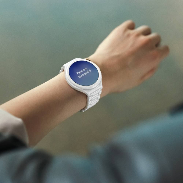 Умные часы Huawei Watch 6 Pro 43 мм LEB-AL10 (белый, с белым керамическим браслетом)