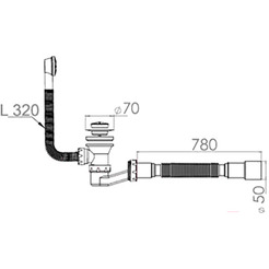 Сифон AV Engineering AVE129731