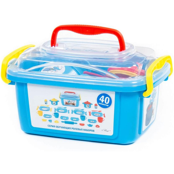 Набор игрушечной посуды Полесье Смурфик-сластена 56948