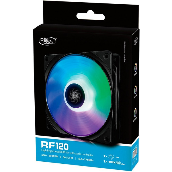 Вентилятор DeepCool RF 120 (DP-FRGB-RF120-1C)