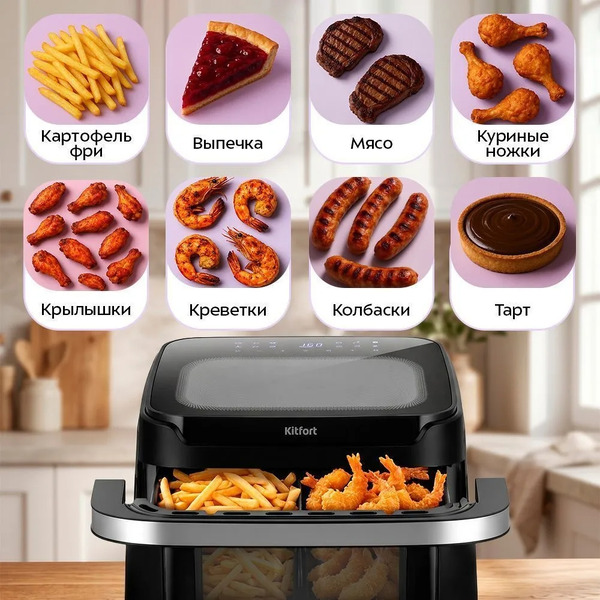 Аэрогриль Kitfort КТ-8164