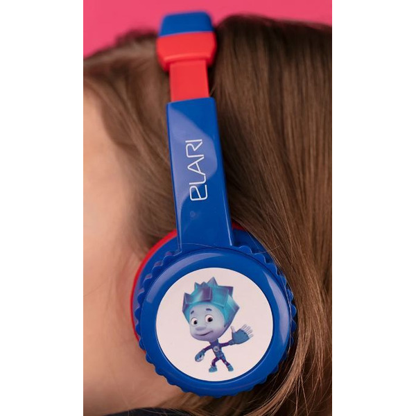 Детские складные наушники/гарнитура FixiTone Air (синий)