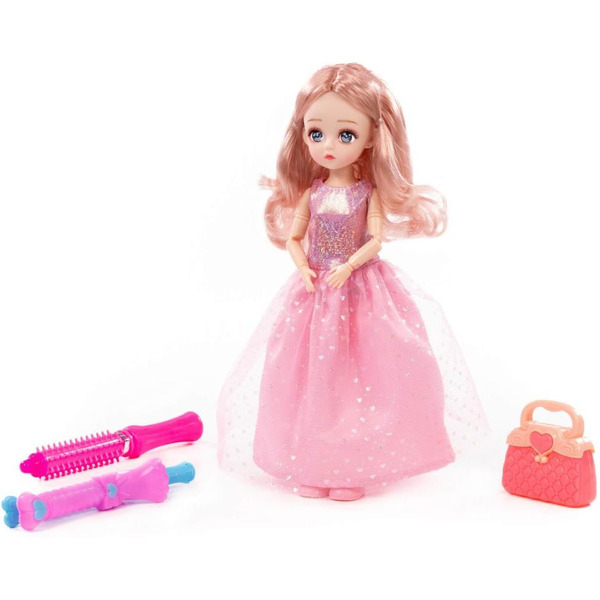 Кукла Полесье Даша у парикмахера + аксессуары (3 элемента) (в коробке №2) 2895