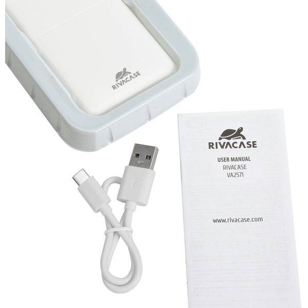 Внешний аккумулятор Rivacase VA2571 20000mAh (белый)