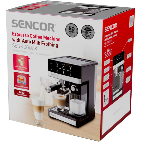 Кофемашина Sencor SES 4060 BK
