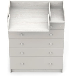 Детский комод Mihaylov Design Maks 805 с органайзером (сосна касцина/серый)