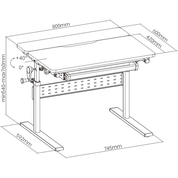 Комплект ученический Ergosmart Smart 80 E602-E611-E511