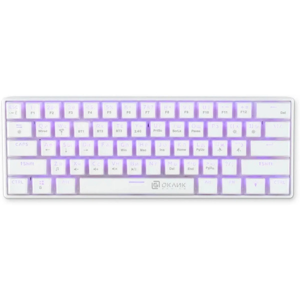 Клавиатура Oklick K763W (белый)