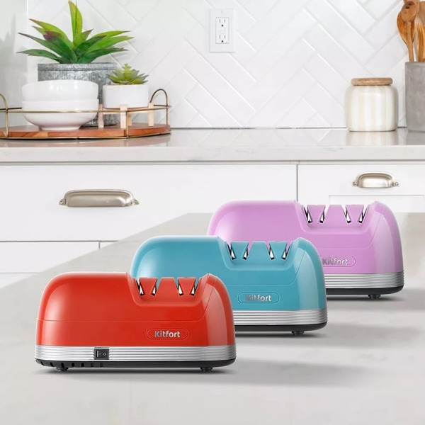 Электроточилка для ножей Kitfort КТ-4069-2 (темно-бирюзовый)