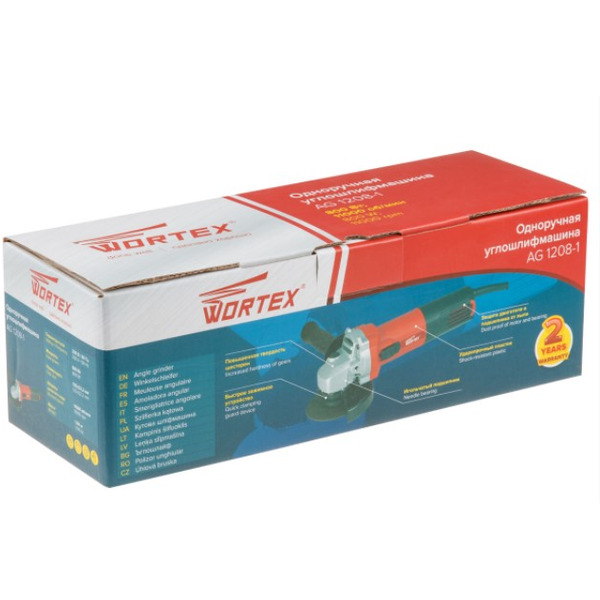 Угловая шлифмашина WORTEX AG 1208-1 (AG1208100019)