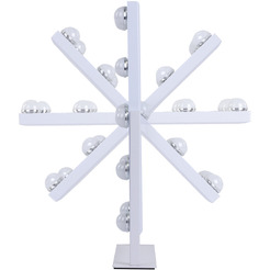 Зеркало с LED подсветкой для макияжа Brabix 609336
