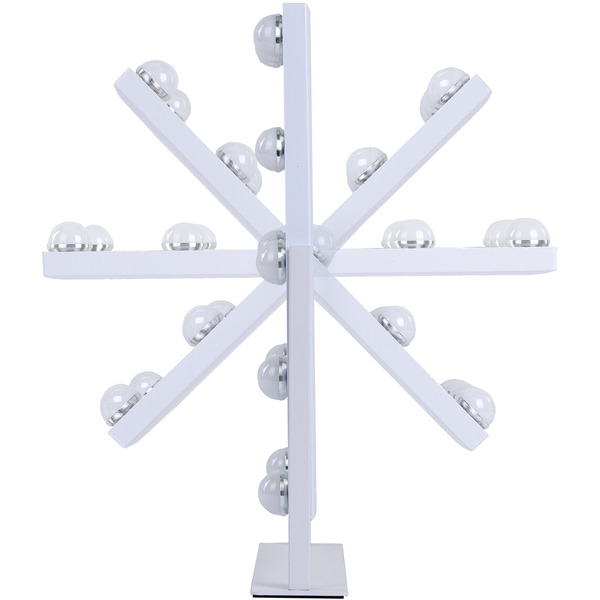 Зеркало с LED подсветкой для макияжа Brabix 609336