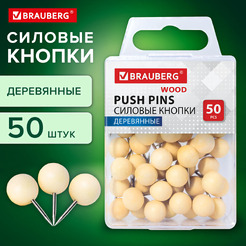 Силовые кнопки-гвоздики BRAUBERG 272761 (50 шт.)