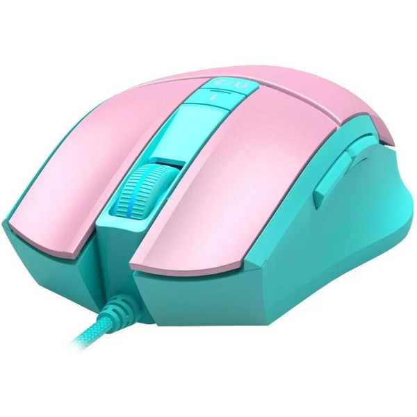Мышь A4Tech Bloody L65 Max (розовый/голубой)