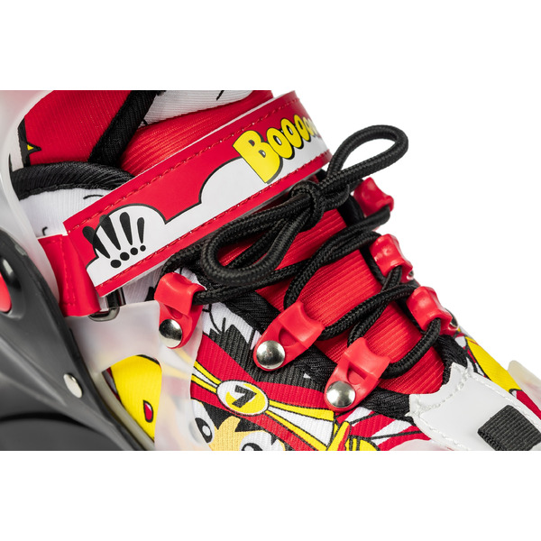Роликовые коньки Ricos Fun PW-116A-10 (р. 34-37, черный/красный)