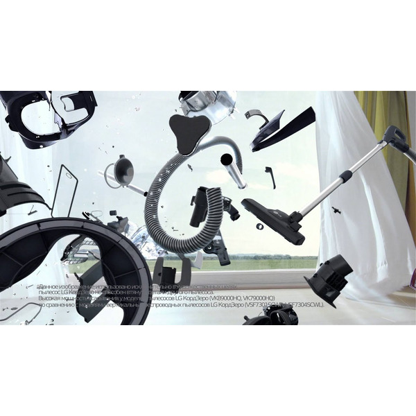 Пылесос LG VSF8403SCWB