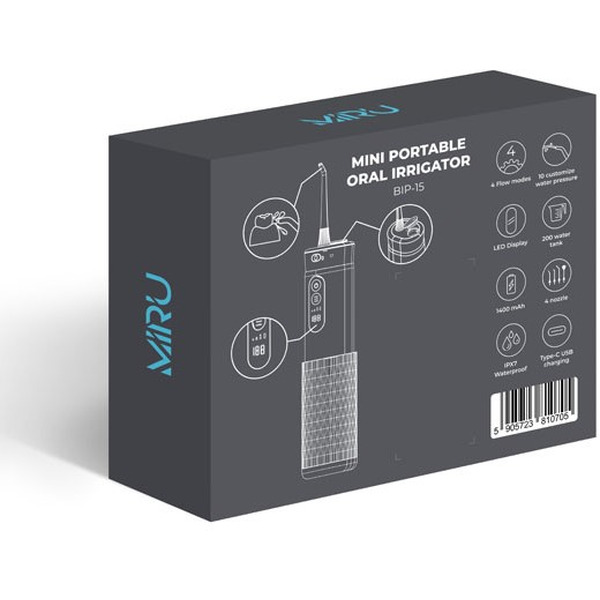 Ирригатор Miru BIP-15 (серый)